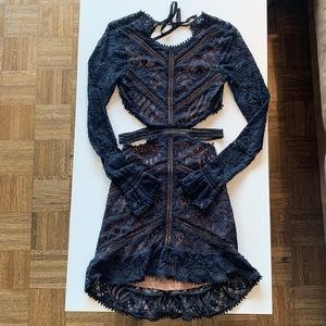 For Love & Lemons Emerie Cutout Dress